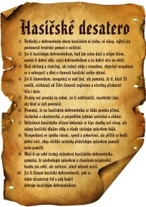 Hasičské desatero